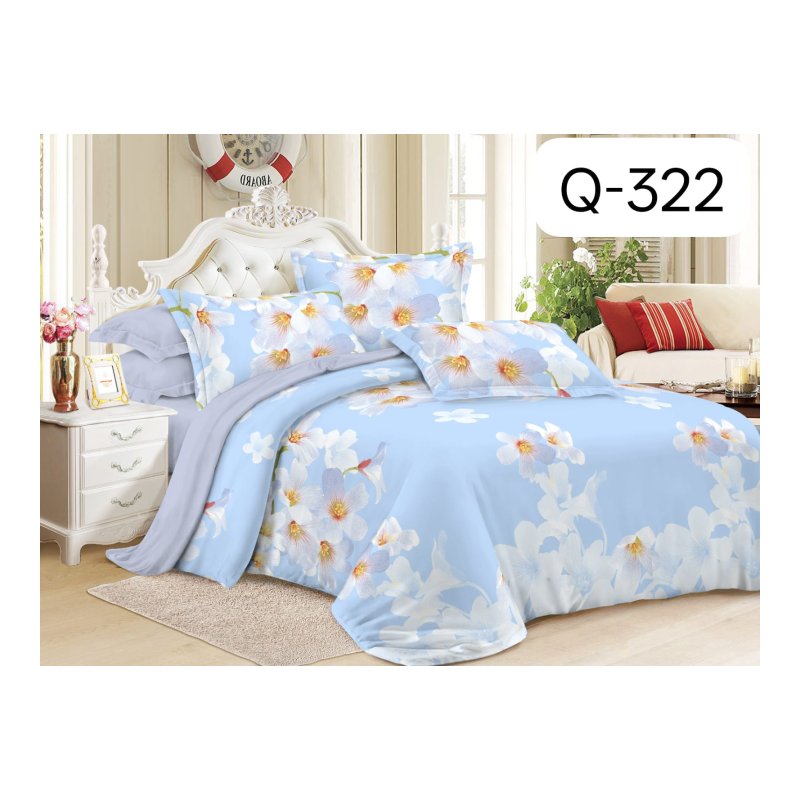 Comfy Premium double comforter Q-322 with floral print