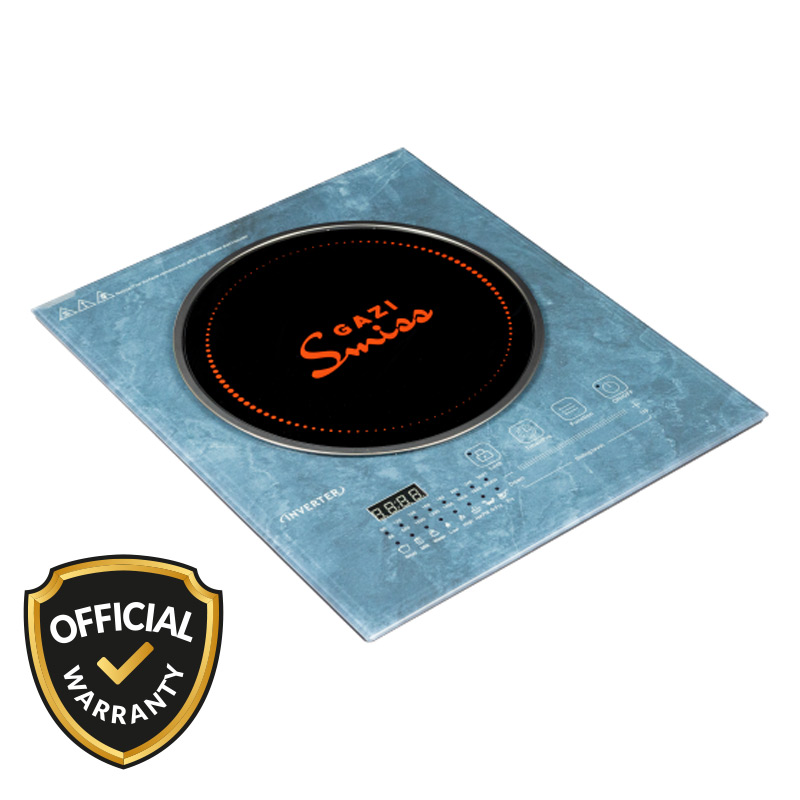 Gazi Smiss A-30G induction cooker with marble finish glass