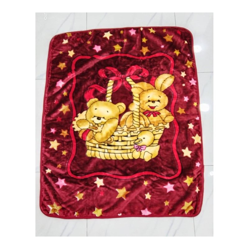 Soft winter blanket sized for babies and small children