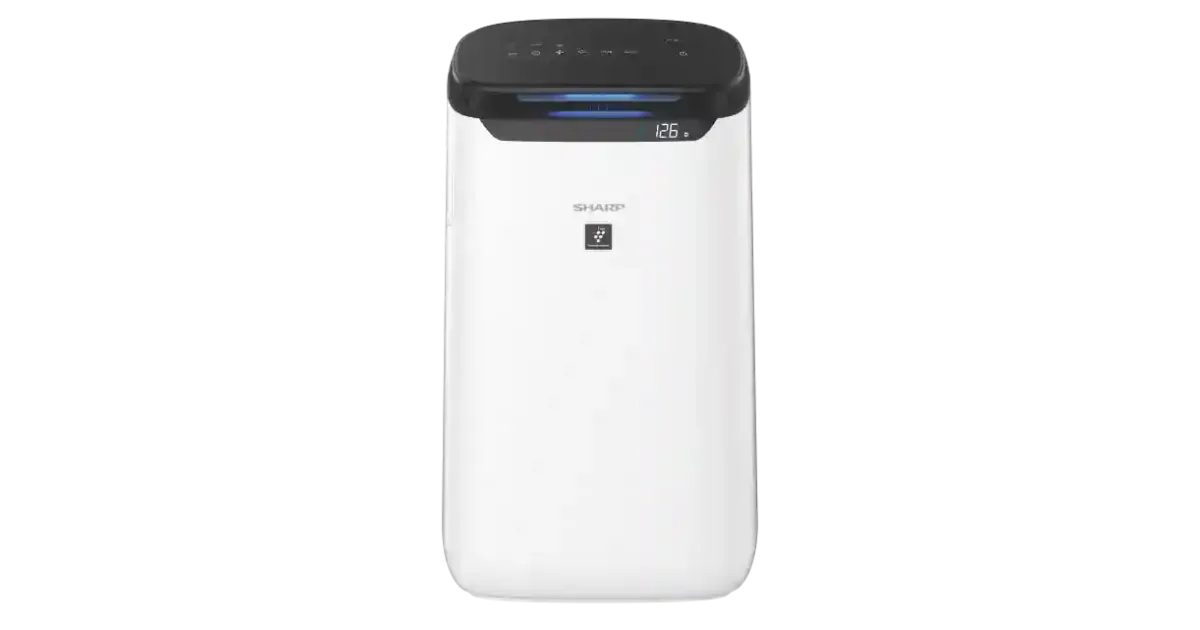Sharp FP-J60E-W Plasmacluster air purifier in white