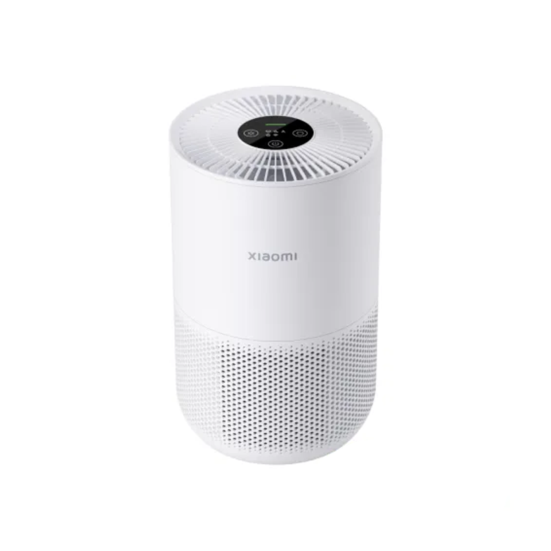 Xiaomi Smart Air Purifier 4 Compact, a small round white purifier